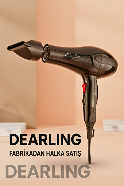 Dearling Profesyonel 4200 Saç Kurutma 2500 W Fön Makinesi Saç Düzleştirici (2 YIL GARANTİLİ)