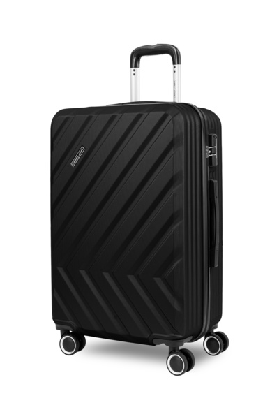 PARAJOHN Chevron 20-Inch Cabin-Size (Small) ABS Hard Case Luggage Trolley Bag with 4 Spinner Wheels and Lock