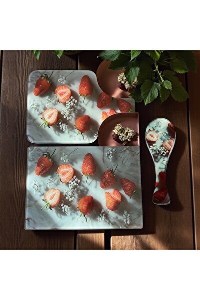 Online Home Market مجموعة من 3 ألواح تقطيع للخضروات والفواكه من الزجاج المقسى...