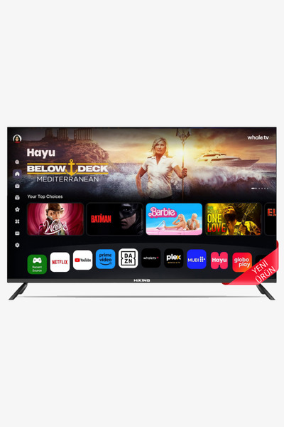 HİKİNG 50HS24000 50" 126 cm 4K Ultra HD Smart TV | Dahili Uydu Alıcılı Whale OS | 2 Yıl Garantili