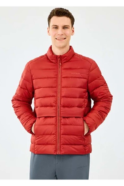 SKECHERS M Essential Outerwear Padded Jacket S231242 Men's Coat Red