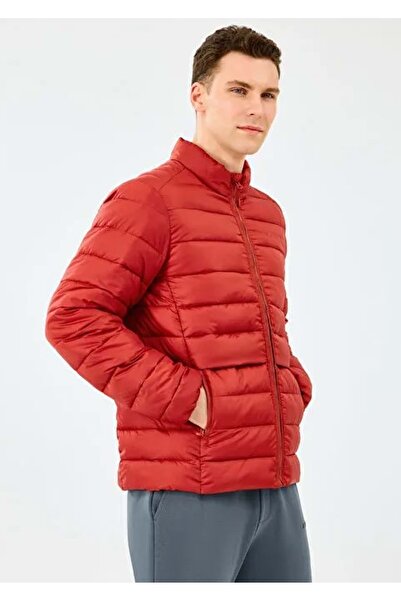SKECHERS M Essential Outerwear Padded Jacket S231242 Men's Coat Red