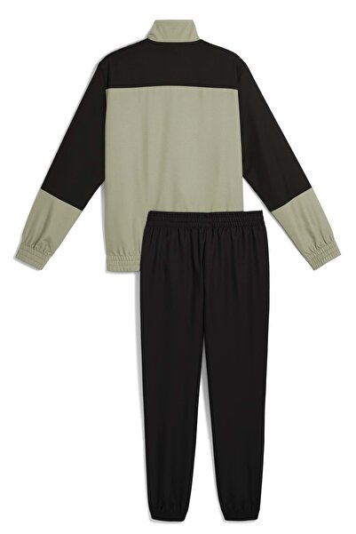 Puma Woven Colorblock Tracksuit 688173 Erkek Günlük Eşofman Takımı YEŞİL