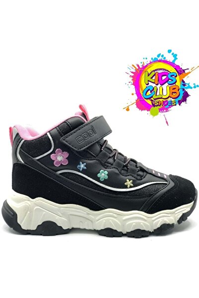 KCMN Cool Bella-Large D-Lites Orthopedic Children's Boots Black