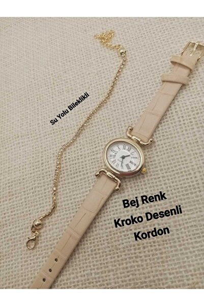 QUARTZ Rubsey Vintage Minimal Women Wristwatch Vintage Leather Band 1 Pcs