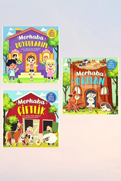 Sincap Kitap Merhaba Çiftlik / Merhaba Orman / Merhaba Duygularım (3kitap)