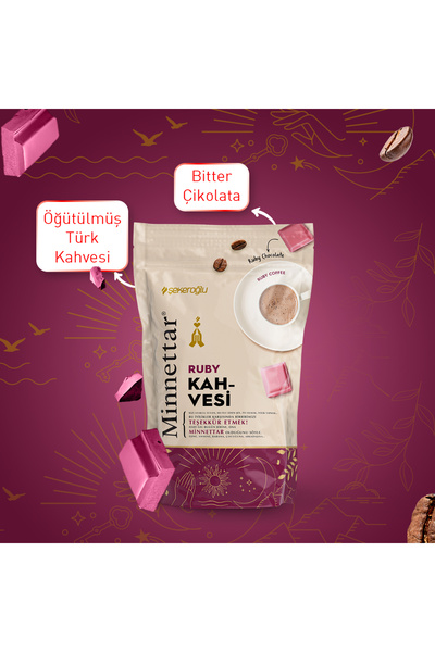 Şekeroğlu Minnettar Ruby Çikolatalı Kahve 165 Gr