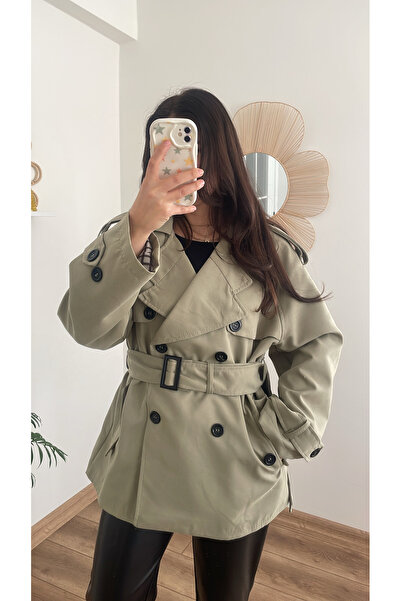 Nihanello Butik Haki Trençkot