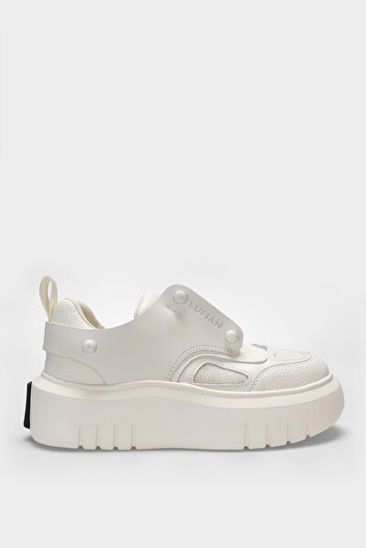 Lufian 122230013 Icy Sneaker Unisex Deri Spor Ayakkabı BEYAZ