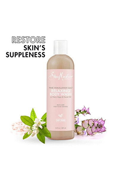 Shea Moisture SHEA-PINK HIMALAYAN SALT RELAXING BODY WASH