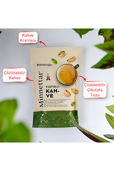 Şekeroğlu MİNNETTAR FISTIKLI KAHVE 165 GR
