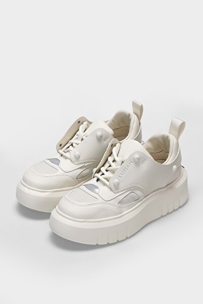 Lufian 122230013 Icy Sneaker Unisex Deri Spor Ayakkabı BEYAZ