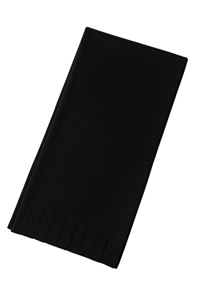 AXE SPORTSWEAR Eșarfă unisex neagră de iarnă din lână cu textura moale