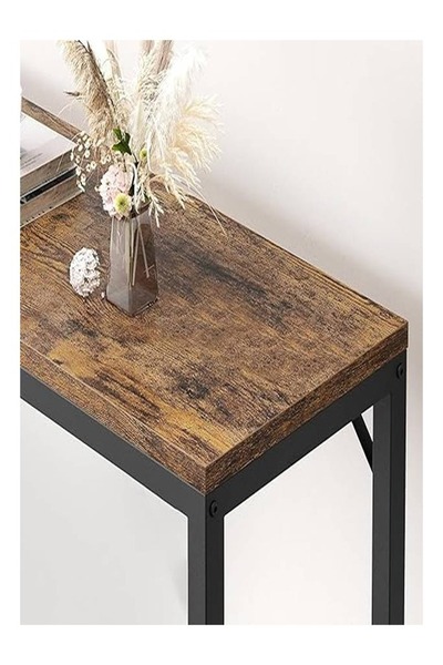 AGD طاولة وحدة تحكم ضيقة، طاولة جانبية حديثة، طاولة مدخل صغيرة ريفية، مكتب عرض جانبي لغرفة النوم