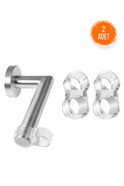 COZY SENSE Kapı Kolu Stoperi 2 Adet Silikon Duvar Koruyucu Tampon Kapı Arkası Vurma Gürültü Engelleyici Aparat