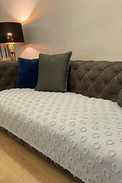 ARSEM EV TEKSTİL Pompon Sofa Cover 100X250Cm