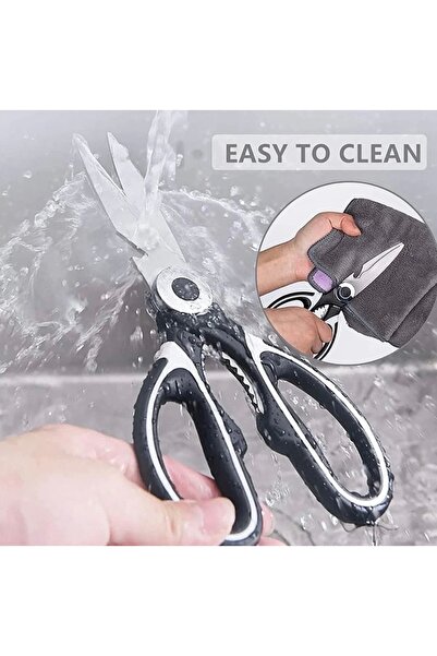 Single Stainless Steel Premium Sharpened Kitchen Scissors