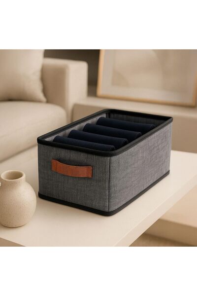 E&D Collection Raf Düzenleyici, Katlanabilir Kıyafet Organizeri, Çelik Destek...