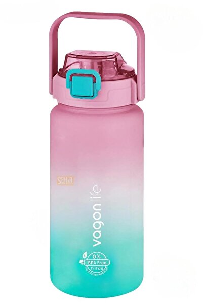 Hype Store 1500ml Motivational Water Bottle with Straw/Without Straw, with Ha...