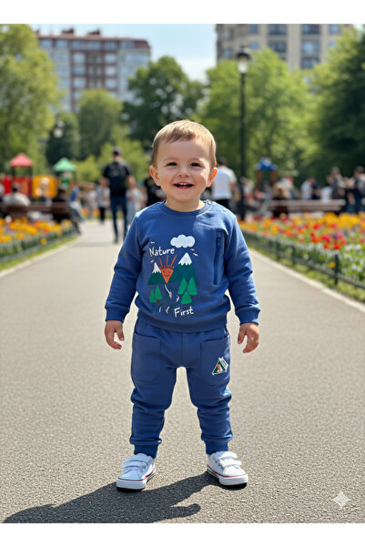 Erkek bebek kışlık ikili takım
