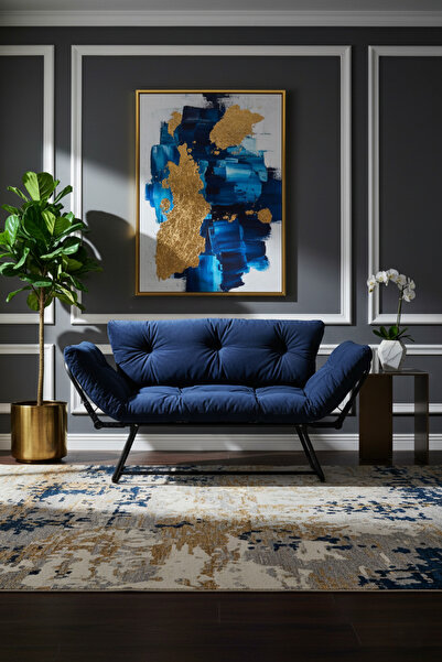 Home Mekanizmalı Yataklı Ikili Kanepe | Kolları Açılabilen Katlanır ve Fonksi...