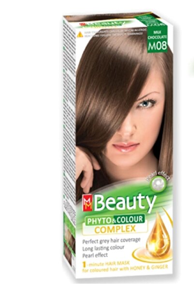 MM Beauty Saç Boyası M 08 ( Sütlü Kahve ) Set Boya