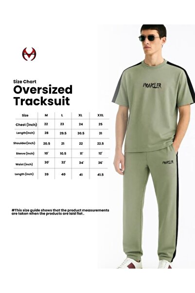 STITCH by MH Mens Oversize Moncler Tshirt & Long pajama set