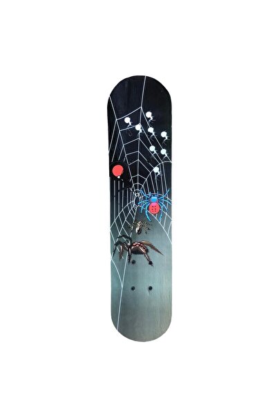 Genel Markalar 59 Cm Ahşap Desen Kaplamalı Pvc Tekerli Kaykay