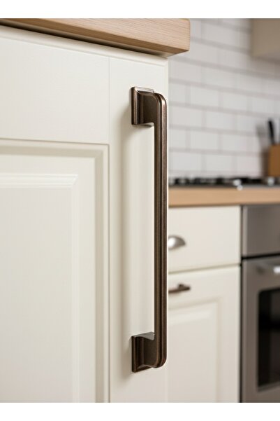 Üsküp Yapı & Mimarlık GAMA KULP ANTİK SARI 160 MM Çekmece Mutfak Dolap Kulpu ...