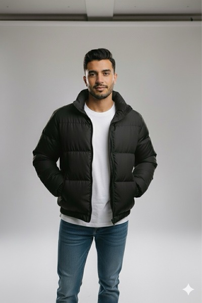 Last fashion Men's Slim Fit Puffer Jacket