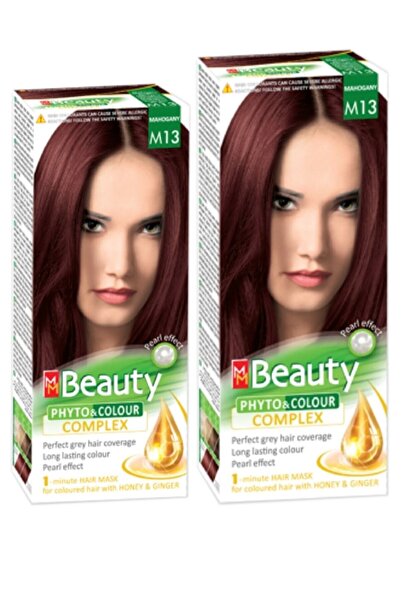 MM Beauty Saç Boyası M 13 ( Koyu Kızıl ) Set Boya 2'li Set Boya