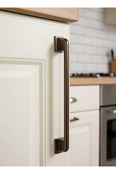 Üsküp Yapı & Mimarlık GAMA KULP ANTİK SARI 128 MM Çekmece Mutfak Dolap Kulpu ...