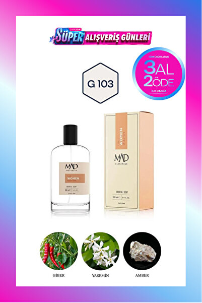 Mad Parfüm Mad G103 Selective 50 ml Kadın Parfüm | 3AL 2ÖDE