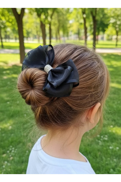 Toka Delisi Handmade Birthday Party Special Bow Buckle, Black Ribbon Buckle, ...