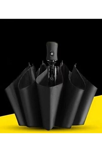 Mavi Şemsiye Tam Otomatik Dışı Siyah Şemsiye 555-1