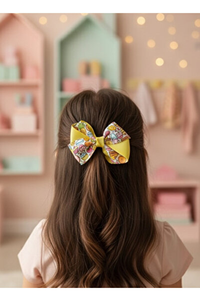 UniqueHandMade Premium πόρπη με μεγάλο φιόγκο, χειροποίητο δώρο με κορδέλα γκ...