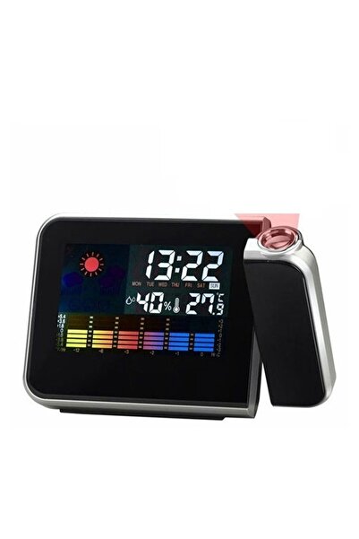 FOXMAG24 Ρολόι με ημερολόγιο, ξυπνητήρι και προβολές τύπου LED DS-8190, ξυπνη...