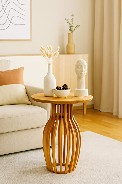 Onouqo Palermo Yuvarlak Modern Klasik Rustik Retro Vintage Naturel Dekoratif ...