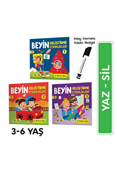 yükselen zeka Beyin Geliştirme Etkinlikleri Yaz Sil Serisi