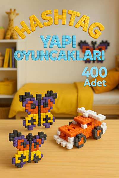 Lemut Blockland 400 Parça ( KUTUSUZ ) pixel Yaratıcı tasarım yapı inşaa eğitici Oyuncak minecraft