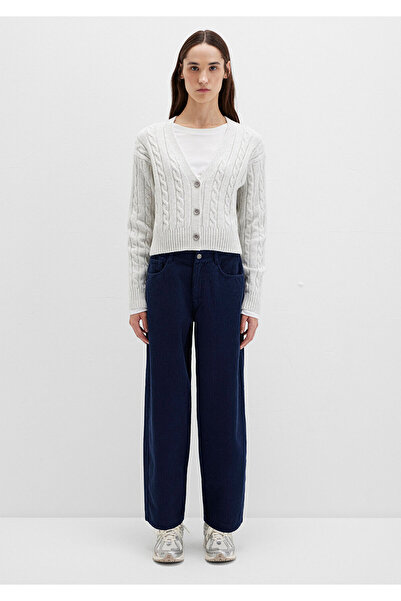 Mavi Lacivert Kadife Pantolon 1011174-80729