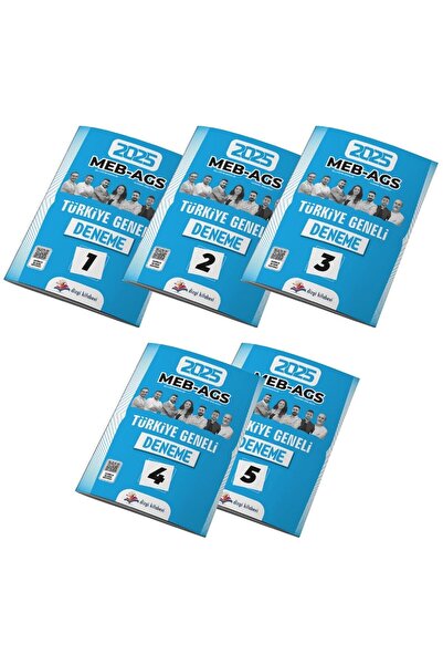 Dizgi Kitap 2025 MEB-AGS Tüm Dersler Türkiye Geneli 5 Deneme Çözümlü