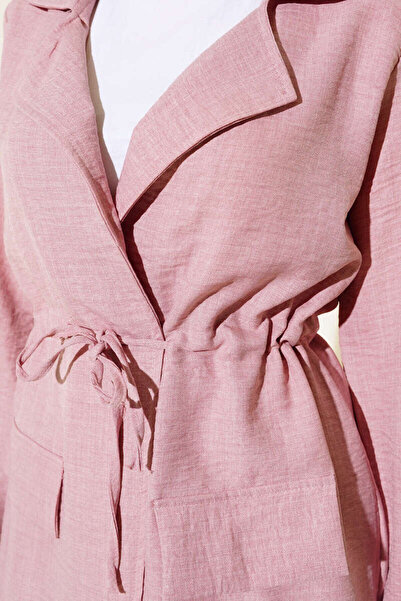 VOLT CLOTHİNG Damen-Jacken-Leinen-Set