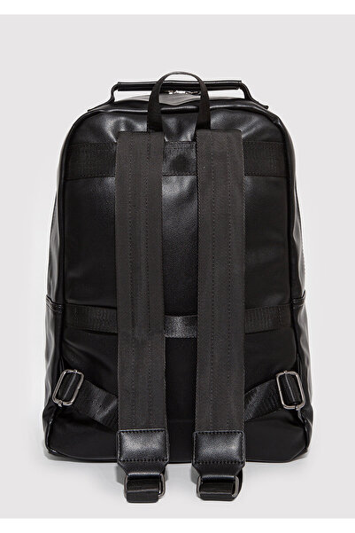 Mavi Schwarzer Rucksack aus Kunstleder 0911949-900