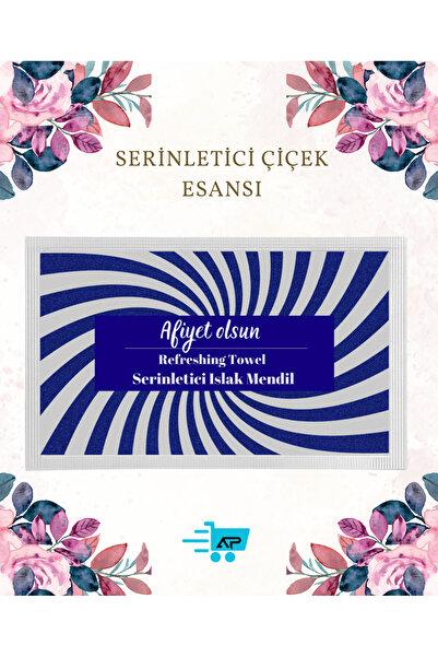 Islakmendilcim Alazpack Islak Mendil TEK KULLANIMLIK 7*12cm 500 adet Çiçek Ko...