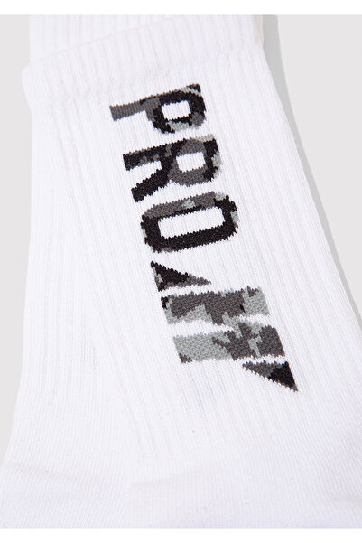Mavi Pro Printed White Socks 0912095-620