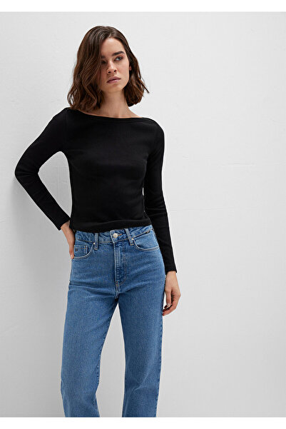 Mavi Long Sleeve Black Basic T-Shirt Slim Fit / Slim Fit 1613622-900