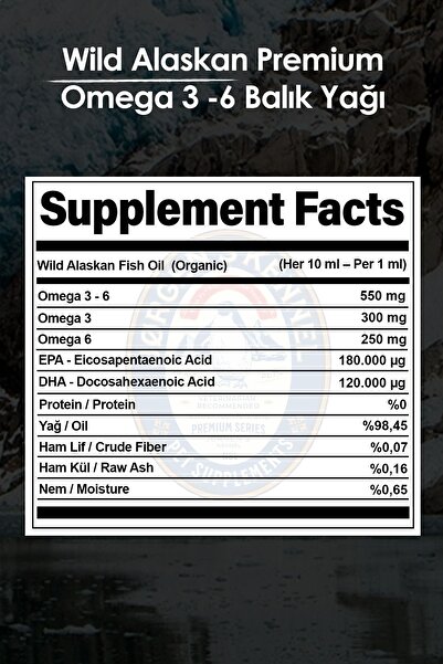 Jorgens Kennel Kedi Ve Köpek Için Doğal Omega 3-6 Wild Alaskan Triple Strength Balık Yağı I Fish Oil