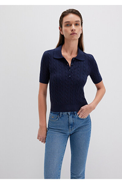 Mavi Tricotaj bleumarin Polo 1710328-84371