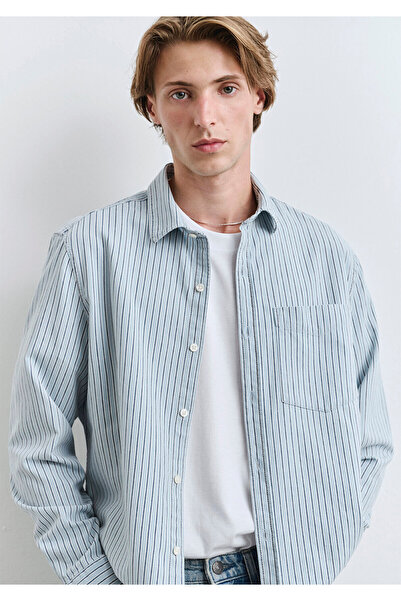 Mavi Ριγέ πουκάμισο Regular Fit / Κανονική εφαρμογή 0211696-90915
